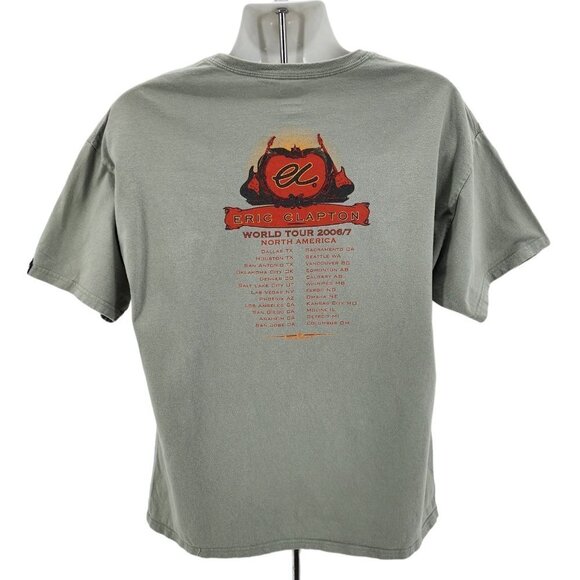 Hanes Eric Clapton World Tour 2006/07 Graphic T-Shirt Mens XL - Picture 3 of 9